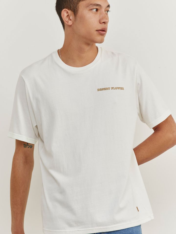 טי שירט קצרה עם הדפס