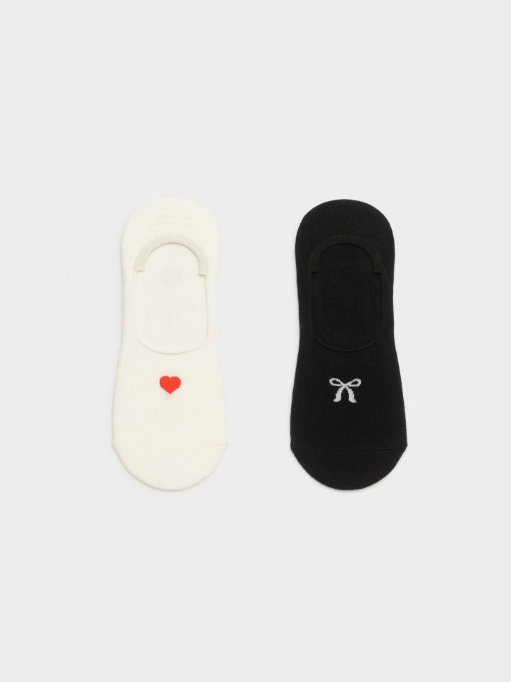 מארז 2 זוגות גרבי עקביות צורות