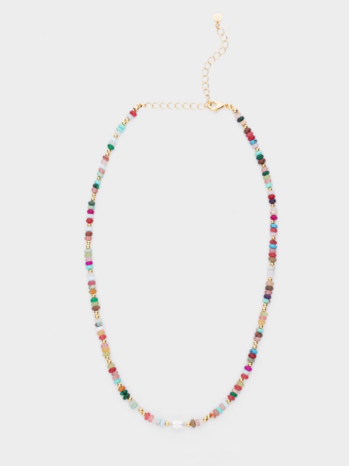 שרשרת חרוזים ופנינה