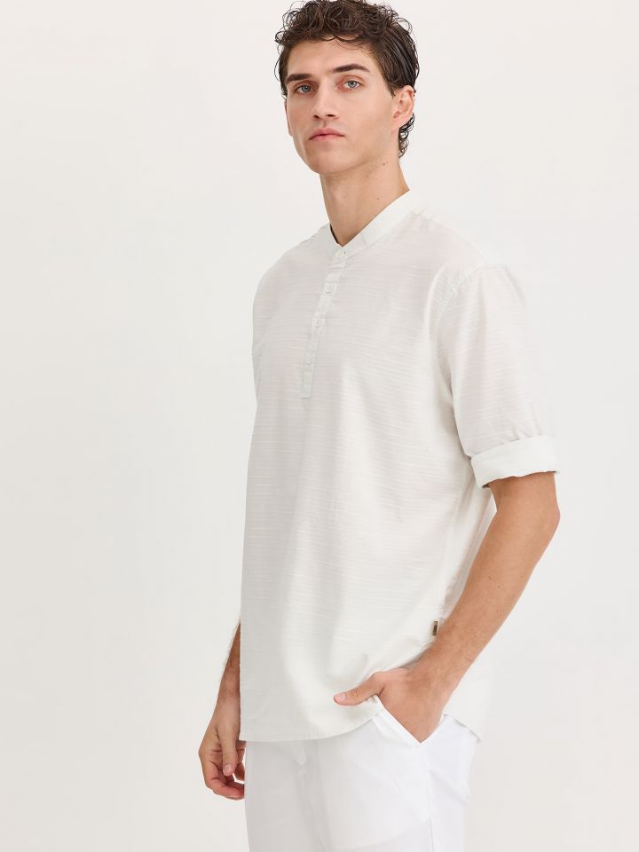 חולצת אריג קצרה שנטי