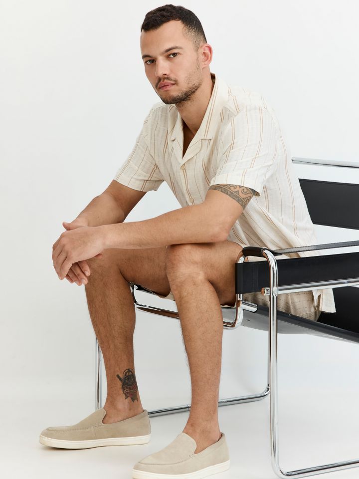 חולצת קאמפ פס טבעי