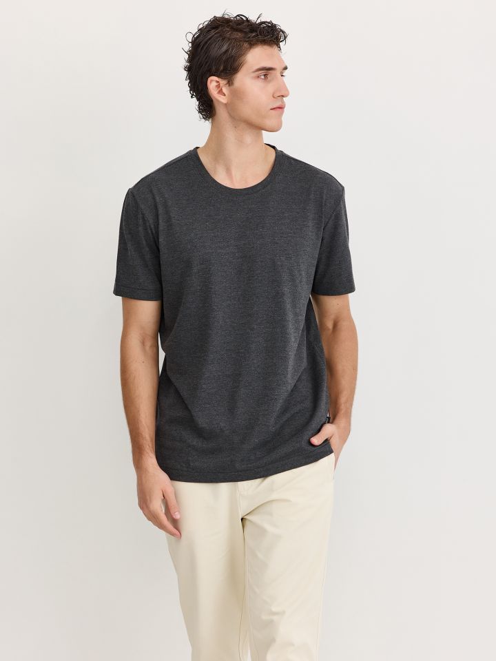 טי שירט קצרה מלאנז’