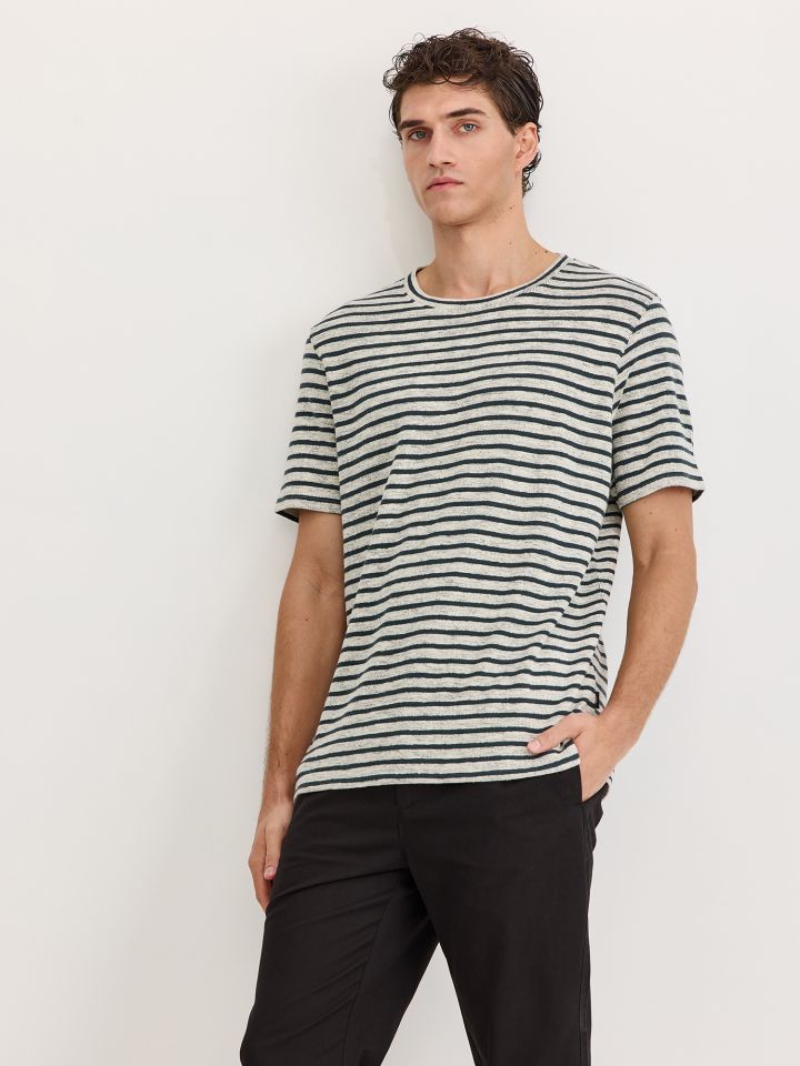 טי שירט מלאנז’ פס