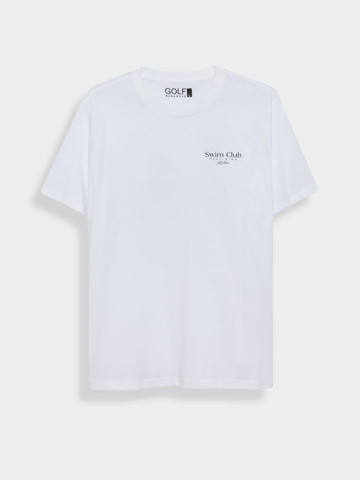 טי שירט קצרה דפוס חוף