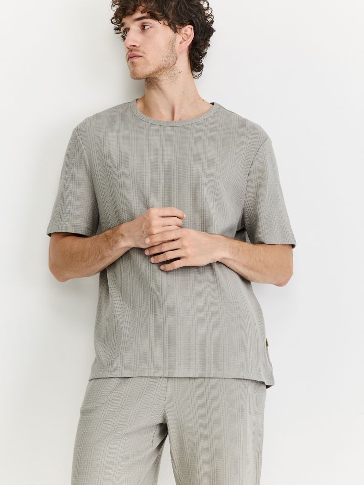 טי וופל פסים