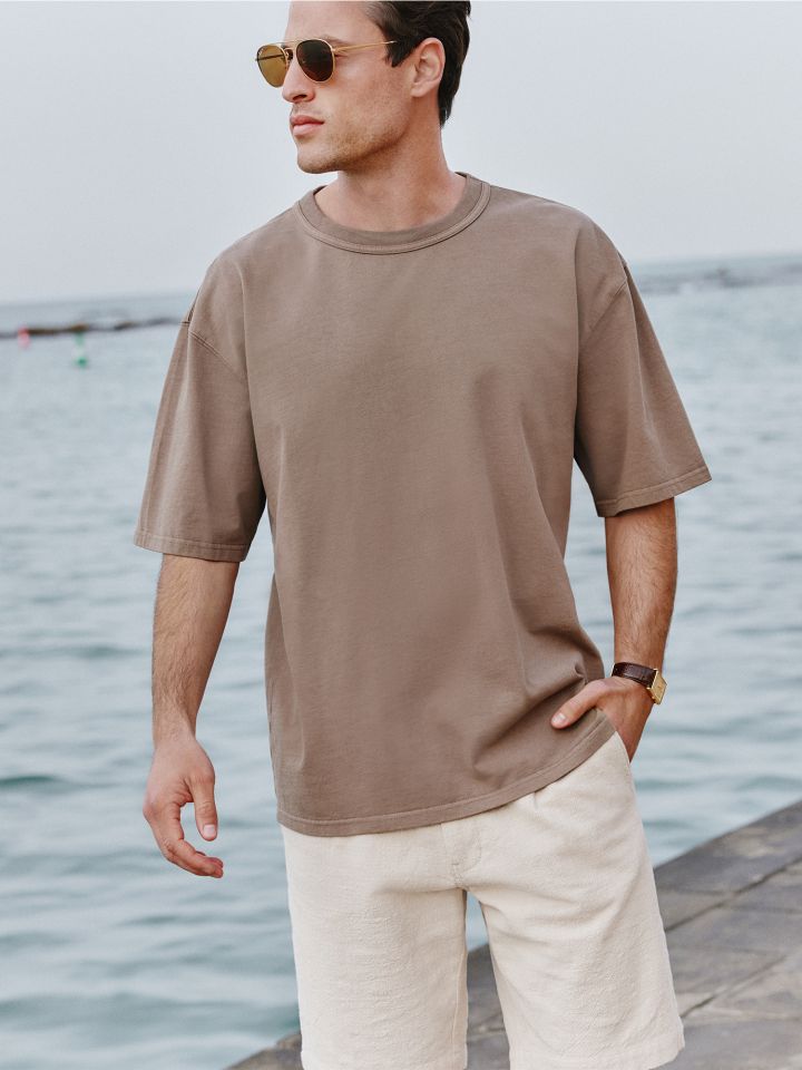 טי שירט במראה שטוף