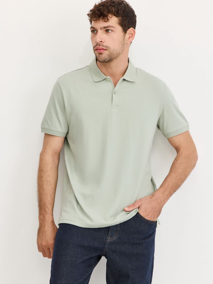 חולצת פולו פרימיום קצרה