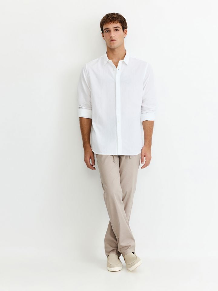 מכנסh צ’ינו בשילוב שרוך