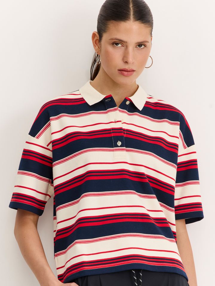 חולצת פולו פסים