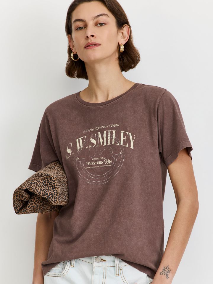 טי שירט סמיילי