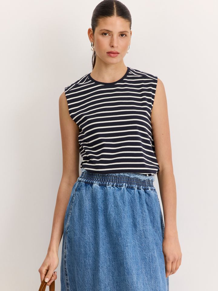 גופיית פסים אוברסייז