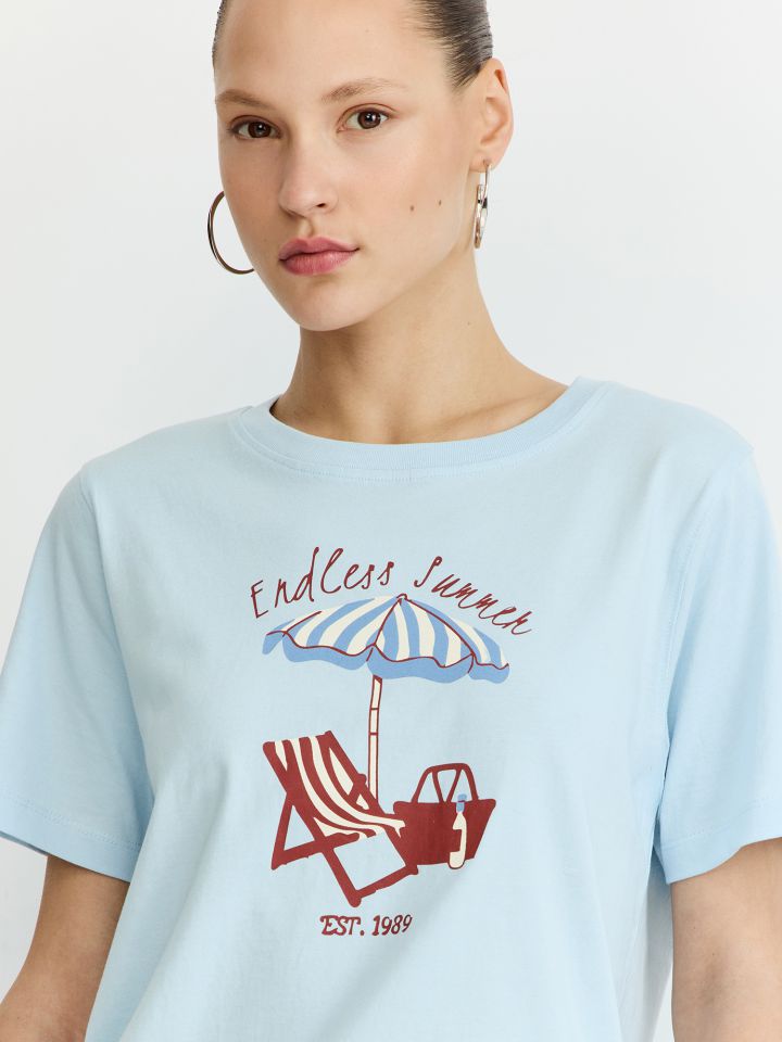 טי שירט דפוס קיץ