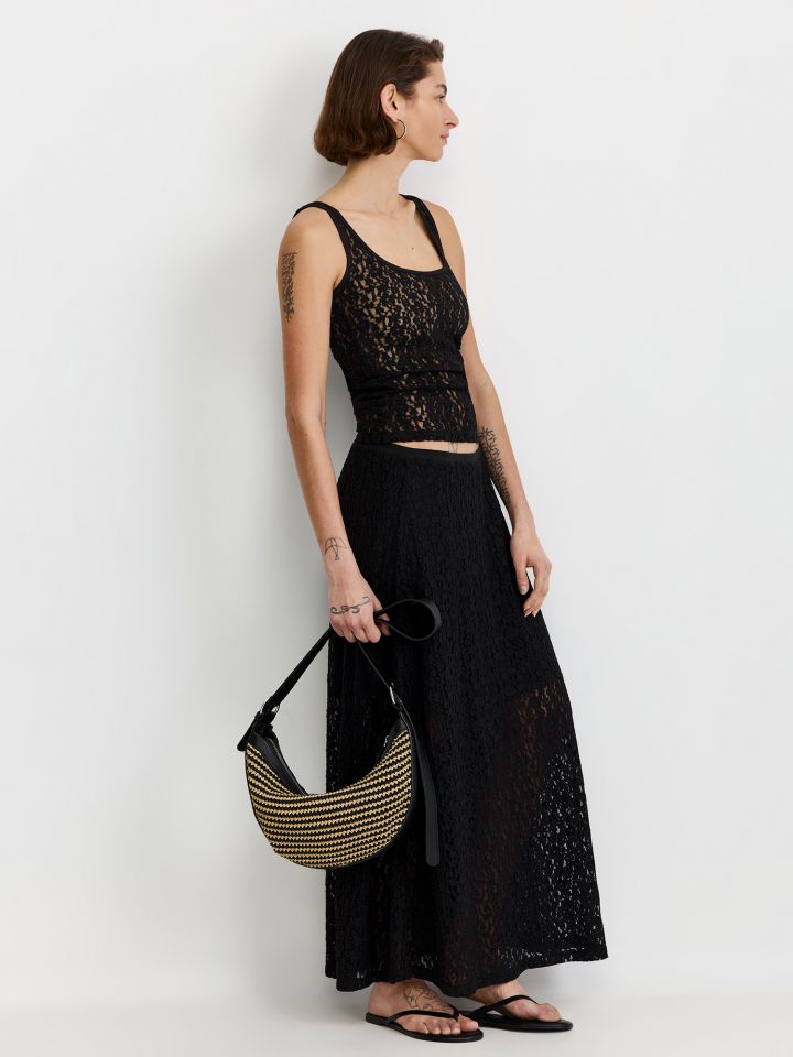 חצאית מידי תחרה