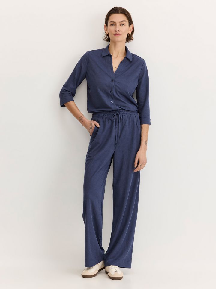 מכנסי טיסה מותן אלסטית