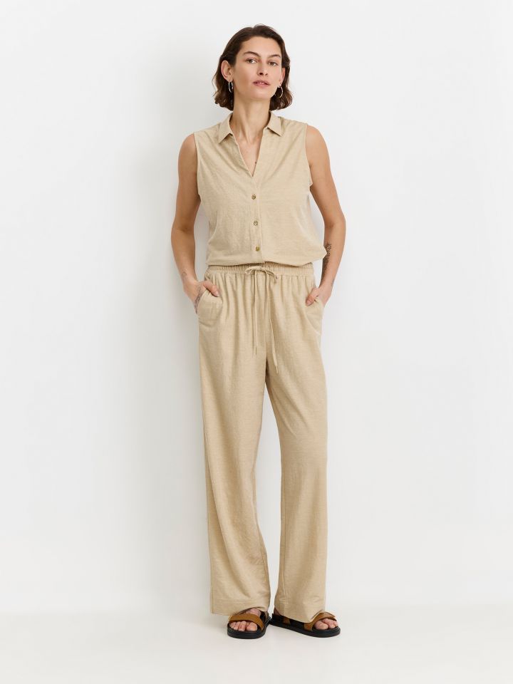 מכנסיי טיסה מותן אלסטית