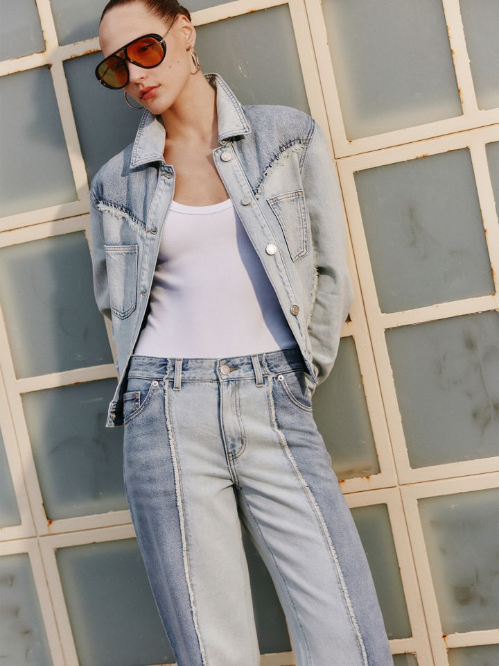 ז’קט ג’ינס בגזרת OVERSIZE