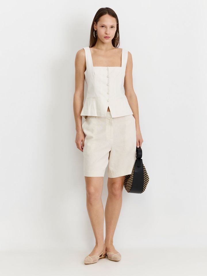 ברמודה בשילוב פשתן