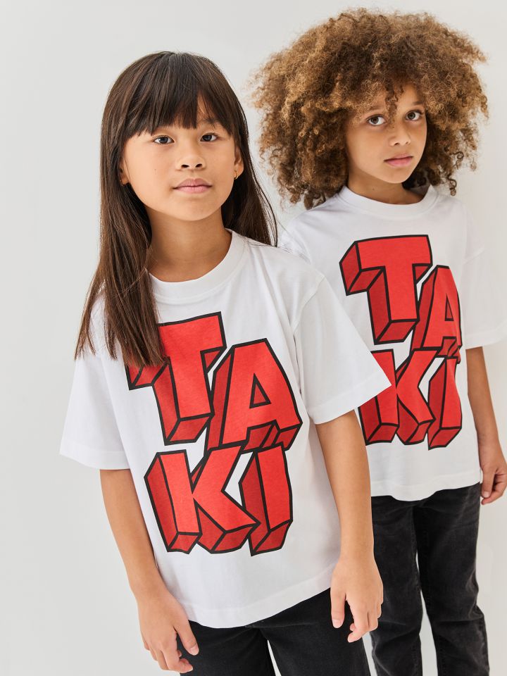 טישירט יוניסקס ילדים לוגו טאקי