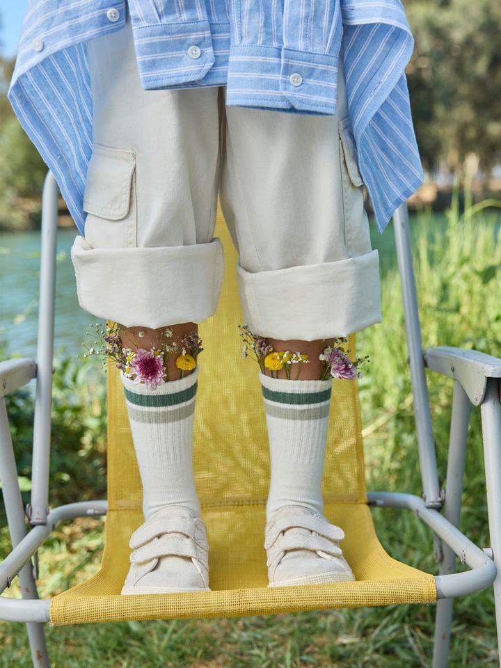 מארז 2 זוגות גרביים מכותנה אורגנית לילדים