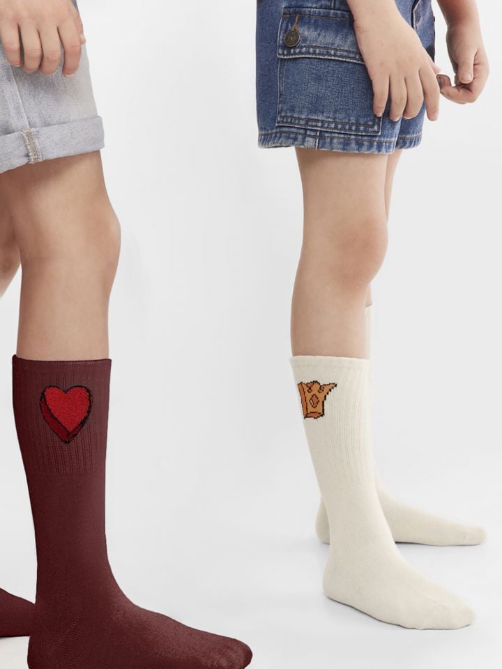 מארז גרביים טאקי ילדים- בורדו