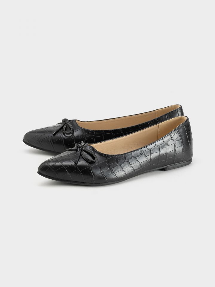 נעלי בובה קרוקו