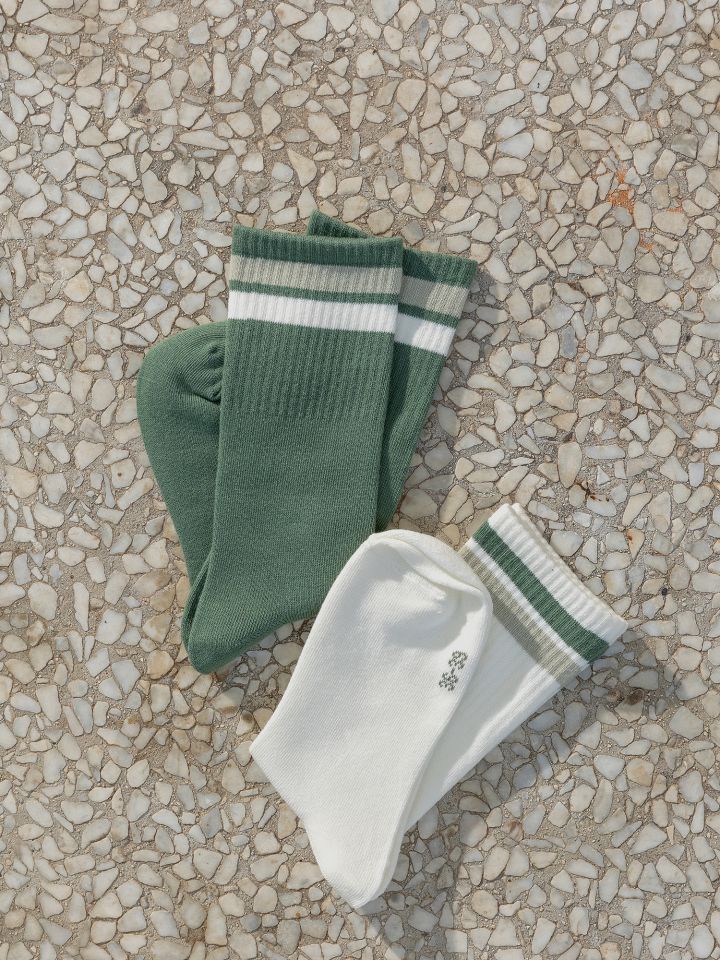 מארז 2 זוגות גרביים מכותנה אורגנית