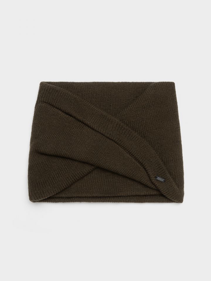 צעיף לופ סרוג