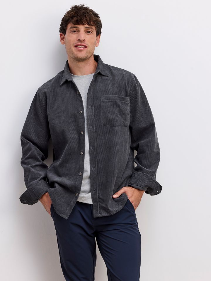 חולצה מכופתרת קורדרוי