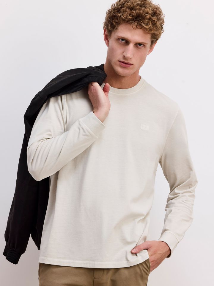 טי שירט ארוכה ניקי רקמה