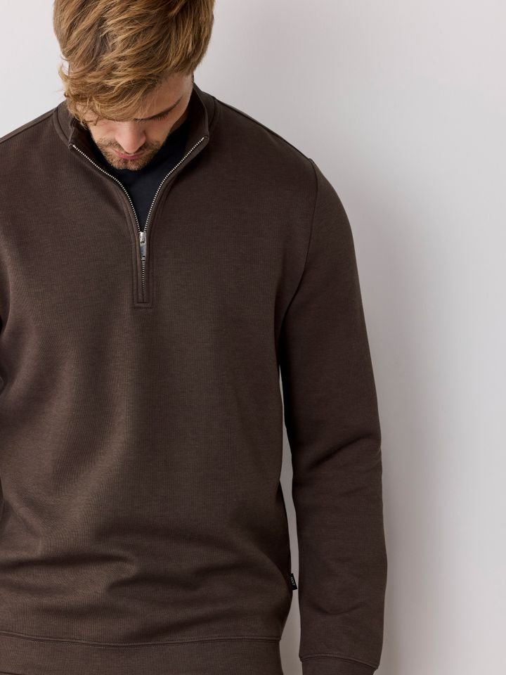 סווטשירט סקובה חצי רוכסן