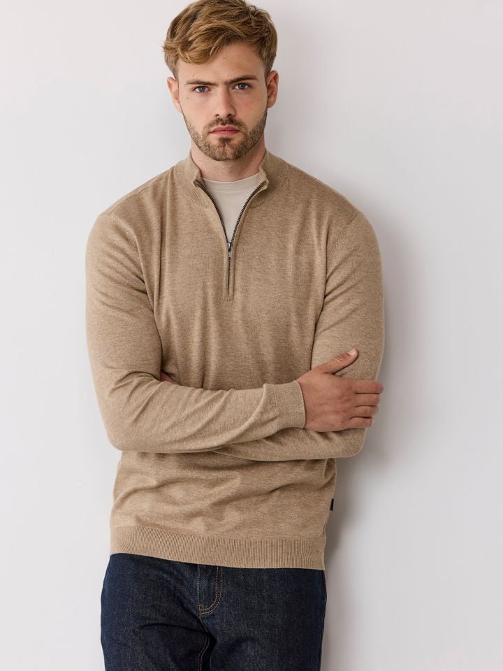 סוודר חצי רוכסן