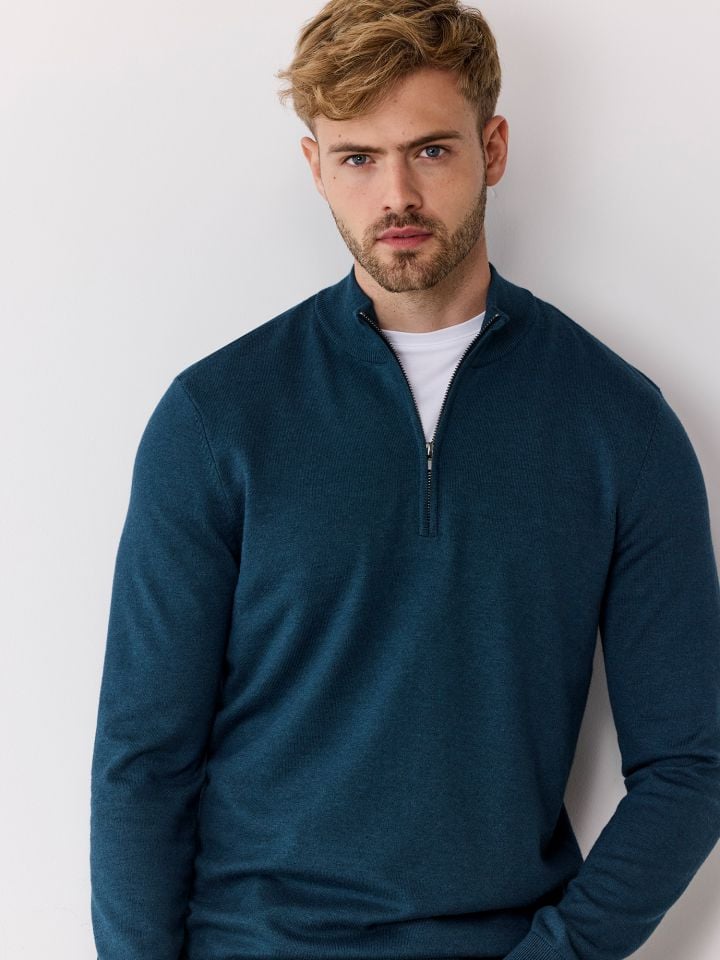 סוודר חצי רוכסן