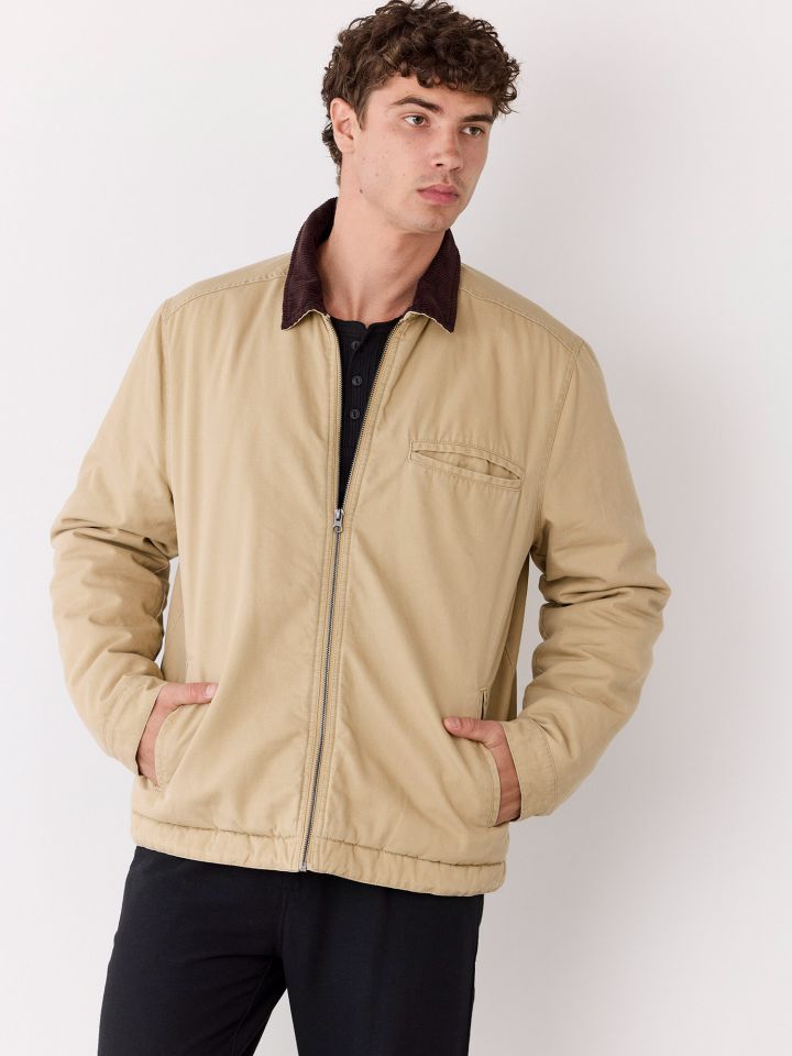 זקט טוויל עם בטנת קווילט