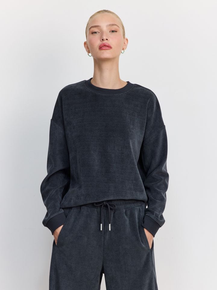 סוויטשירט וופל