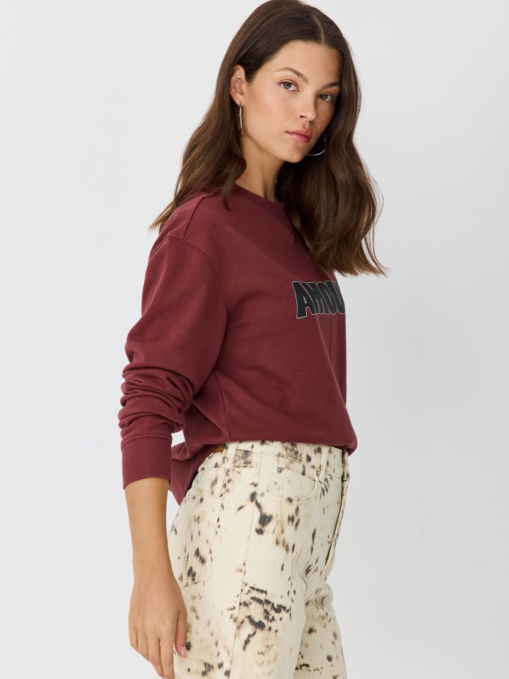 סוויטשירט מודפס