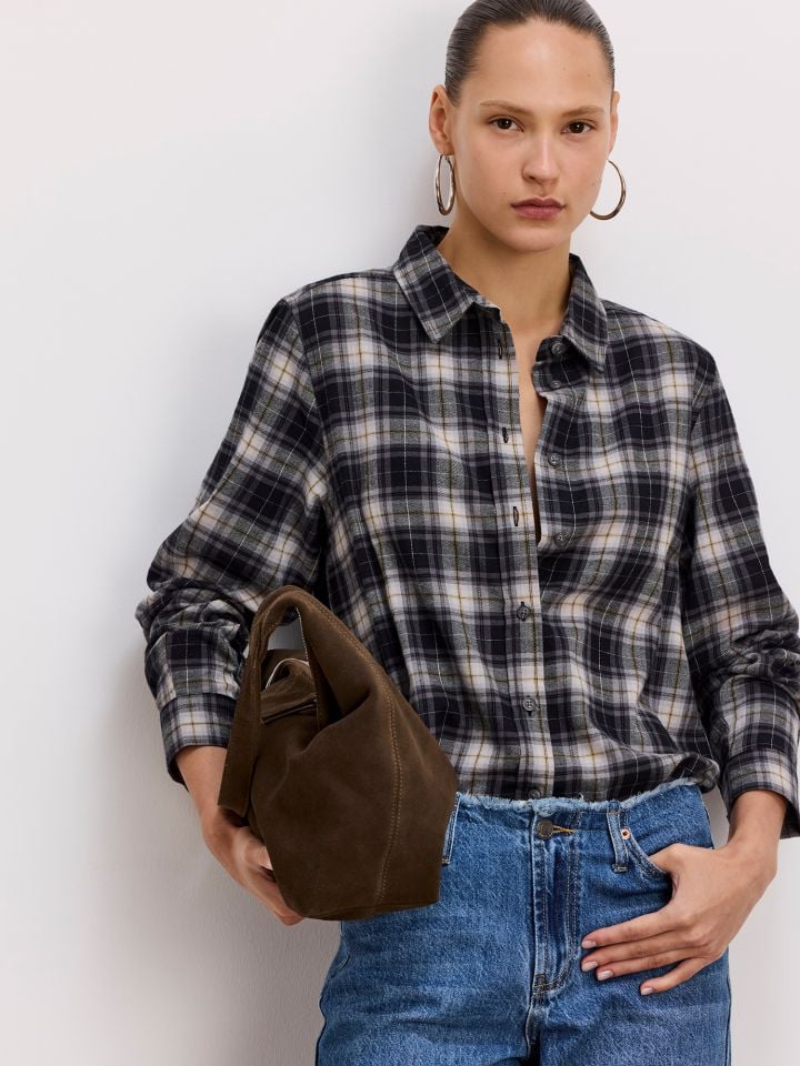 חולצת פלנל משבצות