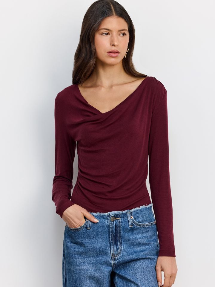 טופ מחשוף דראפה