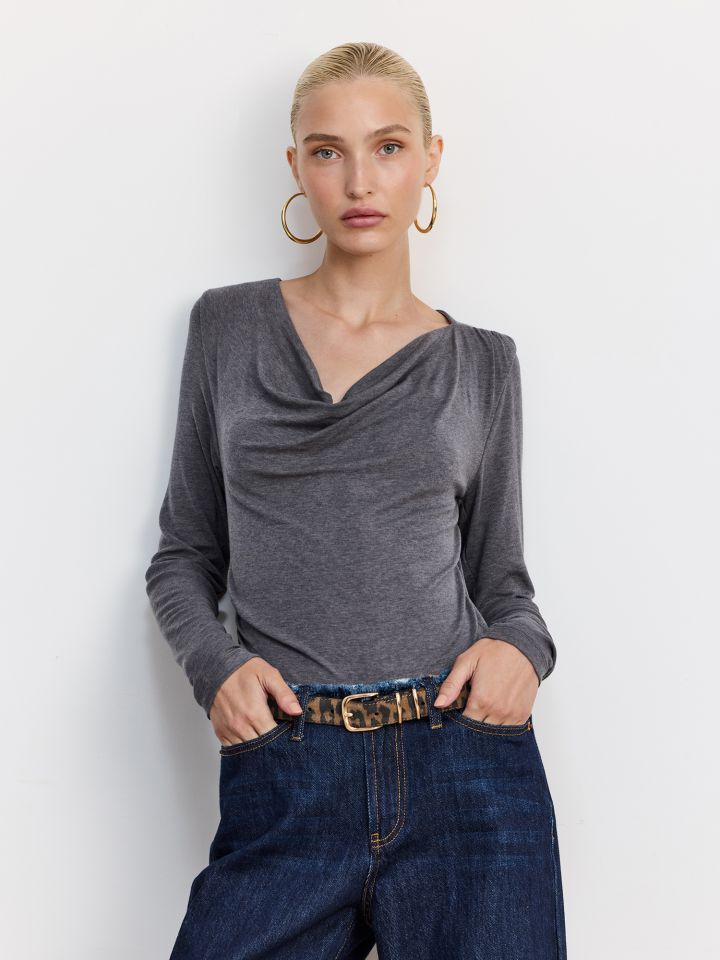 טופ מחשוף דראפה