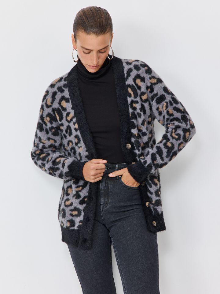 קרדיגן פלאפי מנומר