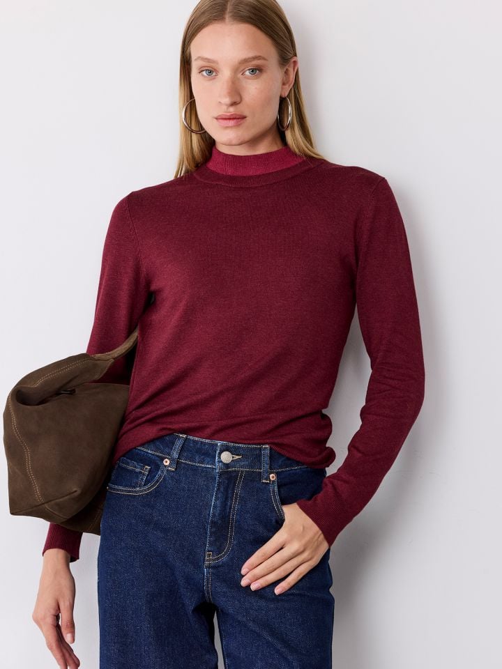 סריג גולף שני צבעים