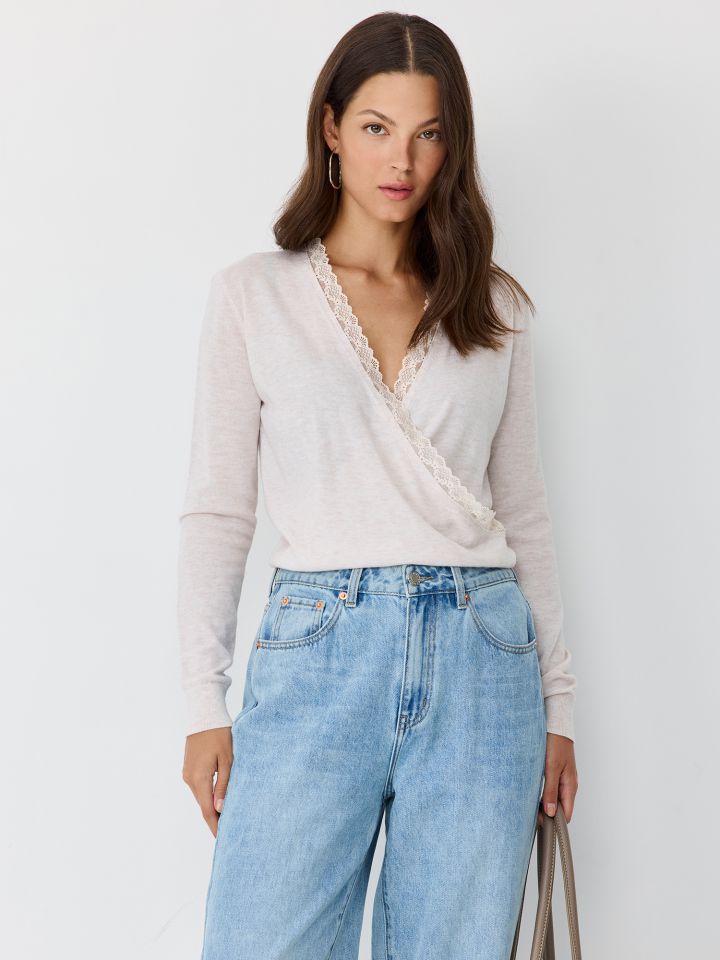 סריג מעטפת תחרה