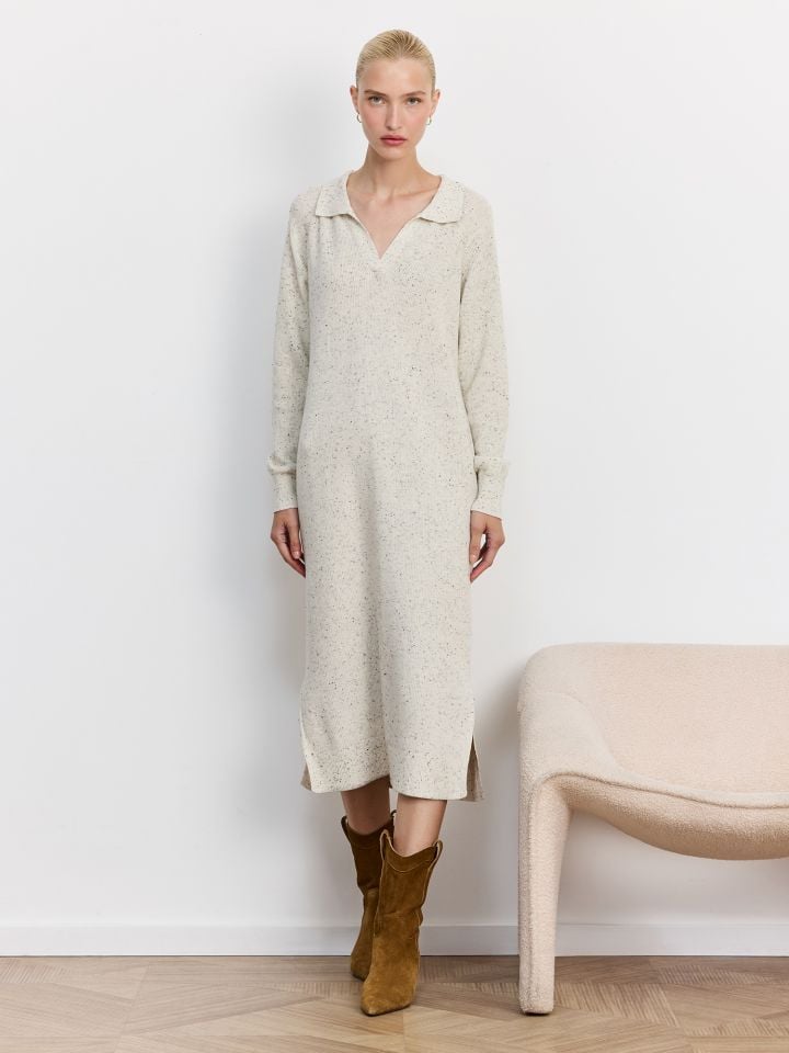 שמלת פולו סרוגה