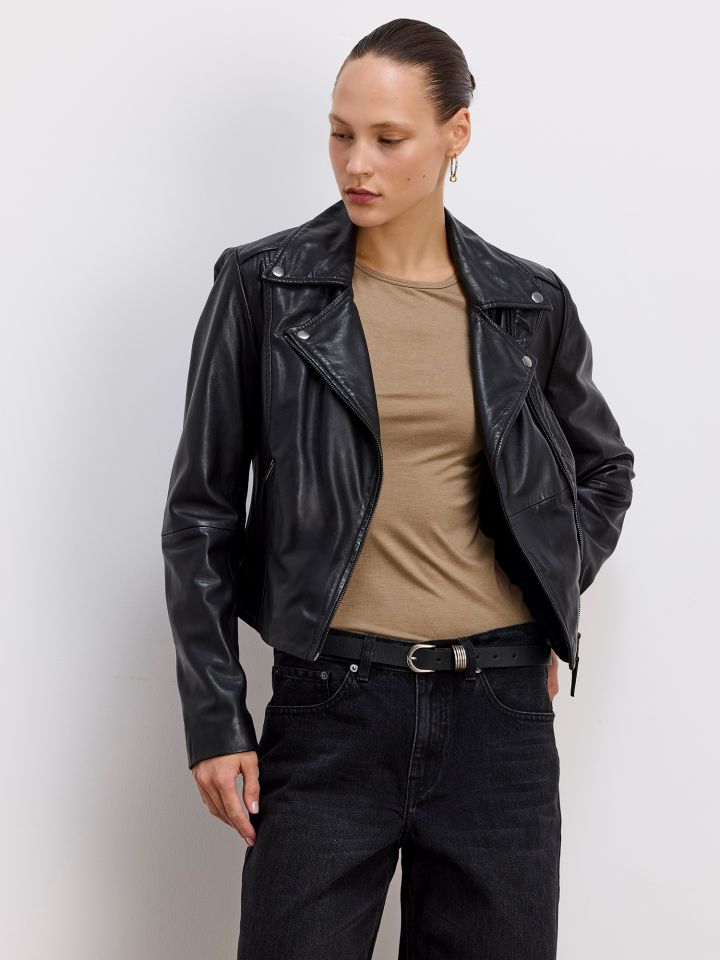 ג’קט עור אופנעונים