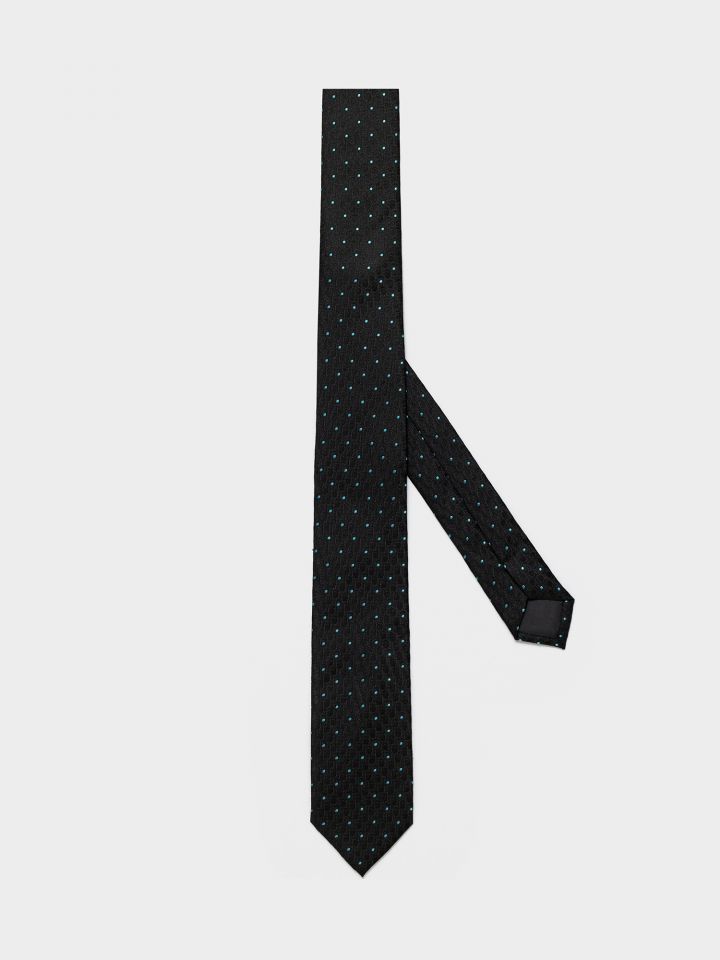 עניבה 100% משי עם טקסטורה