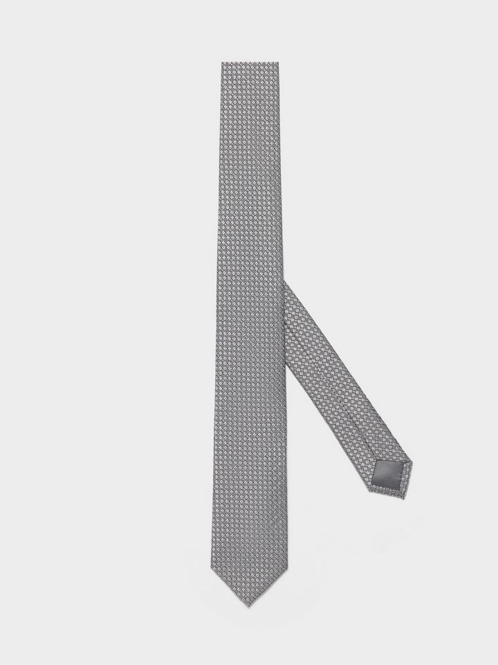 עניבה 100% משי עם טקסטורה