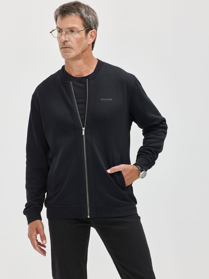 HECHTER PARIS סווטשירט בגזרת בומבר