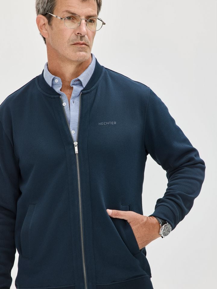 HECHTER PARIS סווטשירט בגזרת בומבר