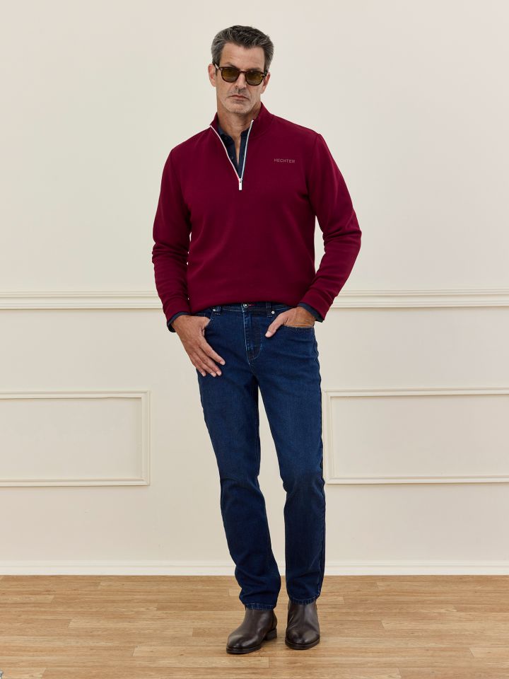 HECHTER PARIS ג’ינס 100% כותנה סטרייט