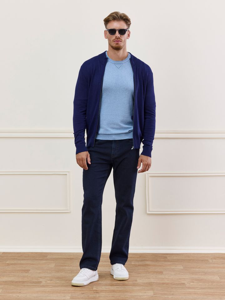 HECHTER PARIS ג’ינס דיאגונל בוטקאט