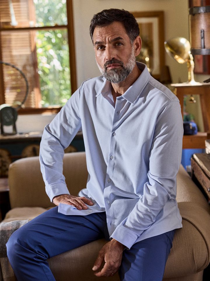 HECHTER PARIS חולצה מכופתרת TRAVEL טוויל